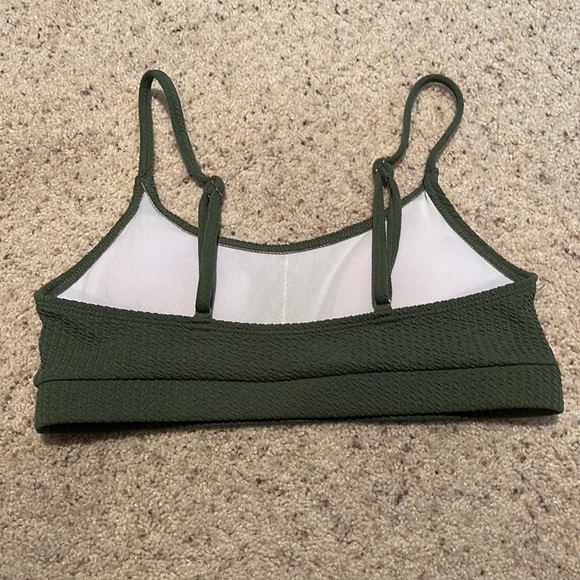 Green Scoop Neck Bikini Top - Picture 2 of 2